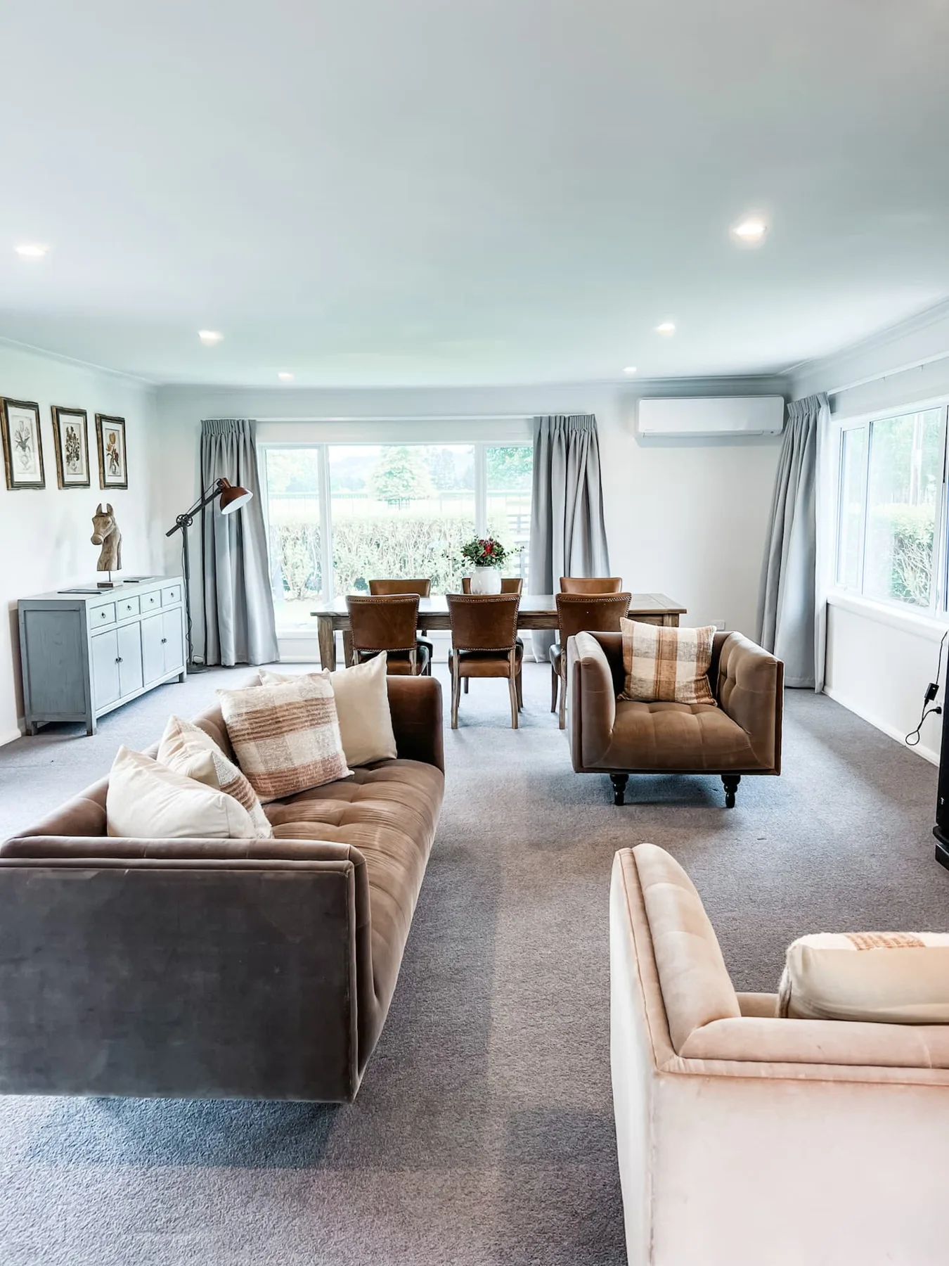 The Farmhouse — living and dining