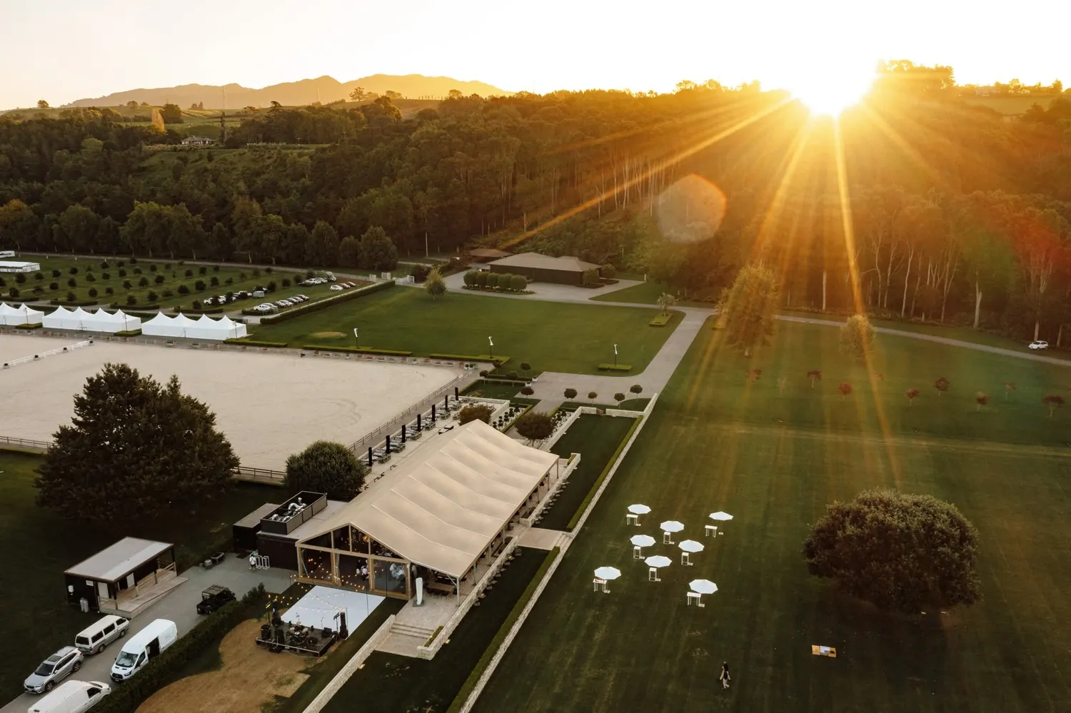 The Gold Marquee at Takapoto Estate