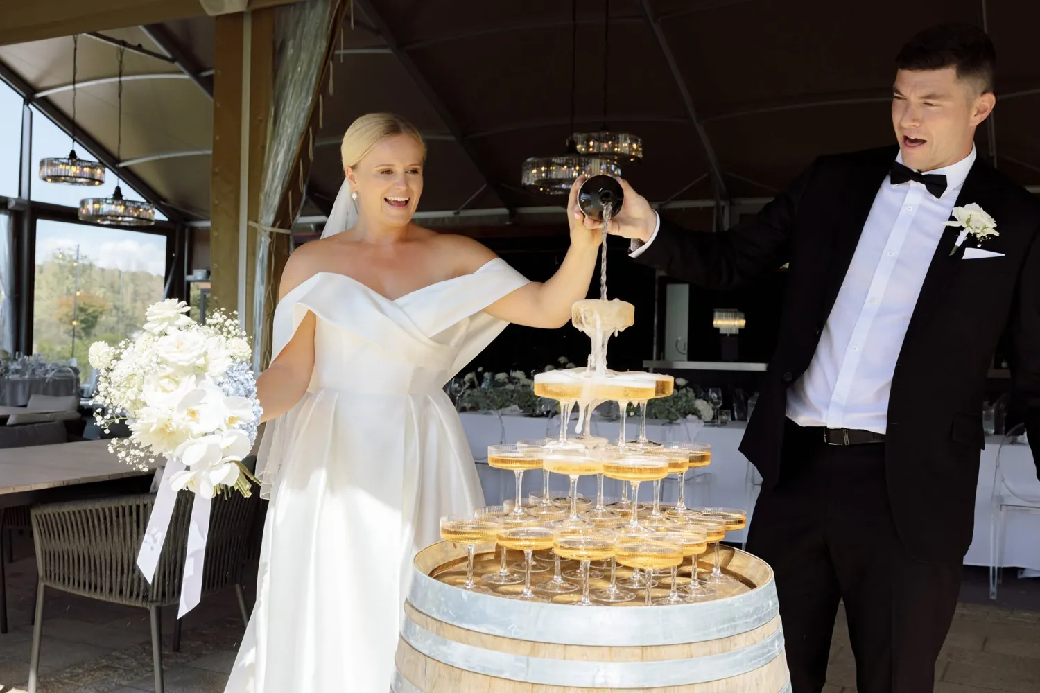 The Gold Marquee at Takapoto Estate