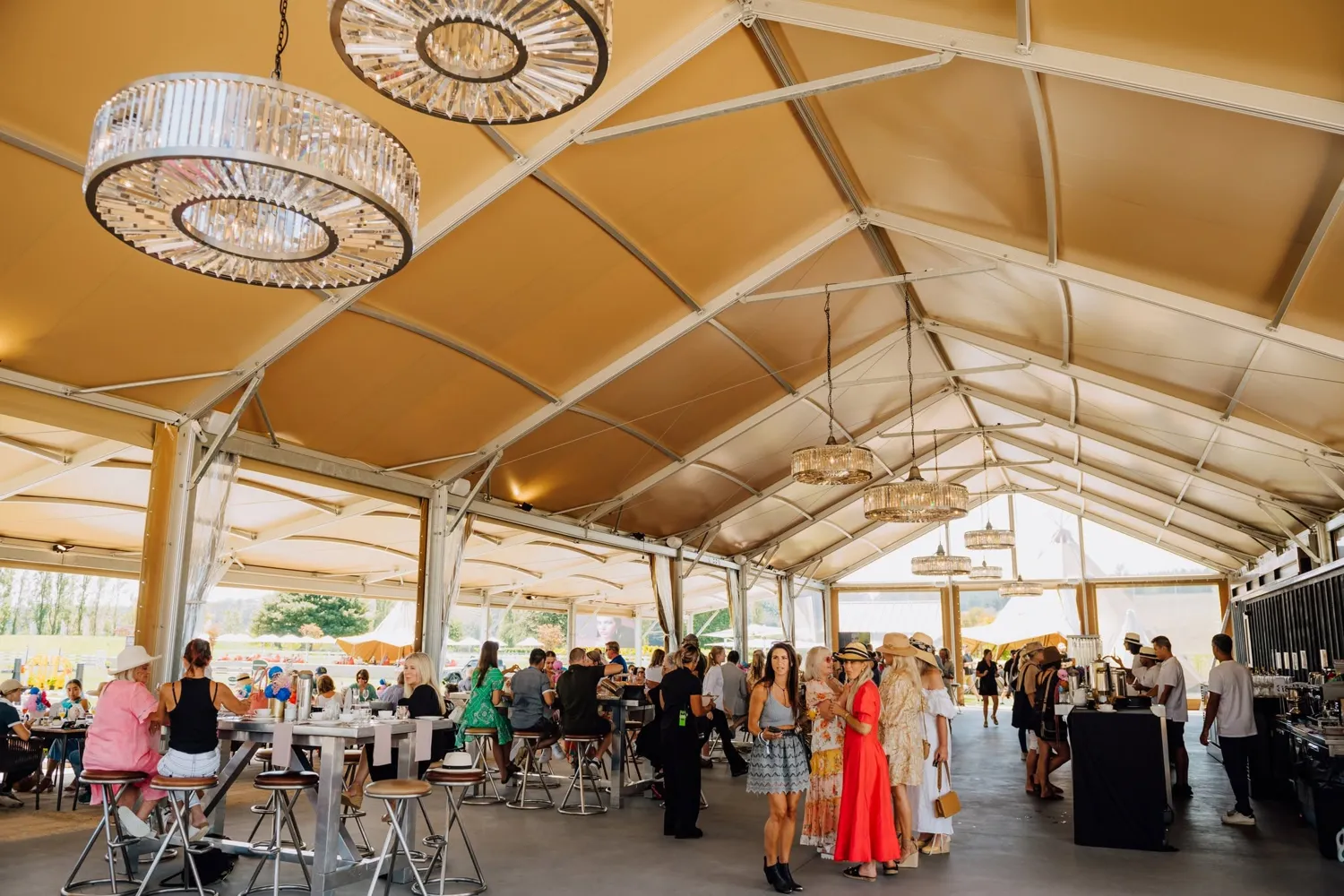 The Gold Marquee at Takapoto Estate
