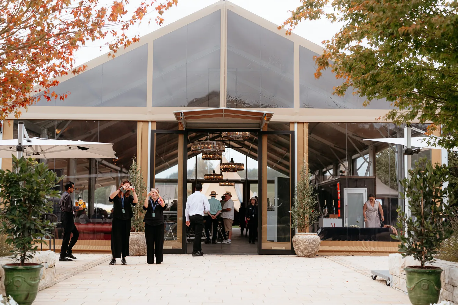 The Gold Marquee at Takapoto Estate