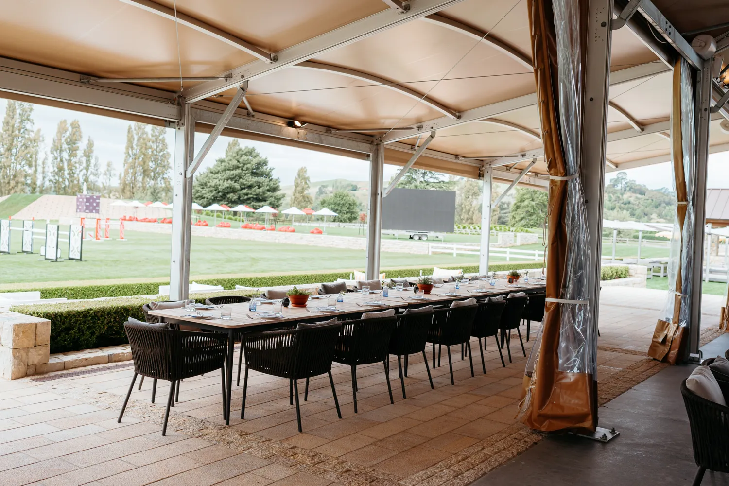 The Gold Marquee at Takapoto Estate