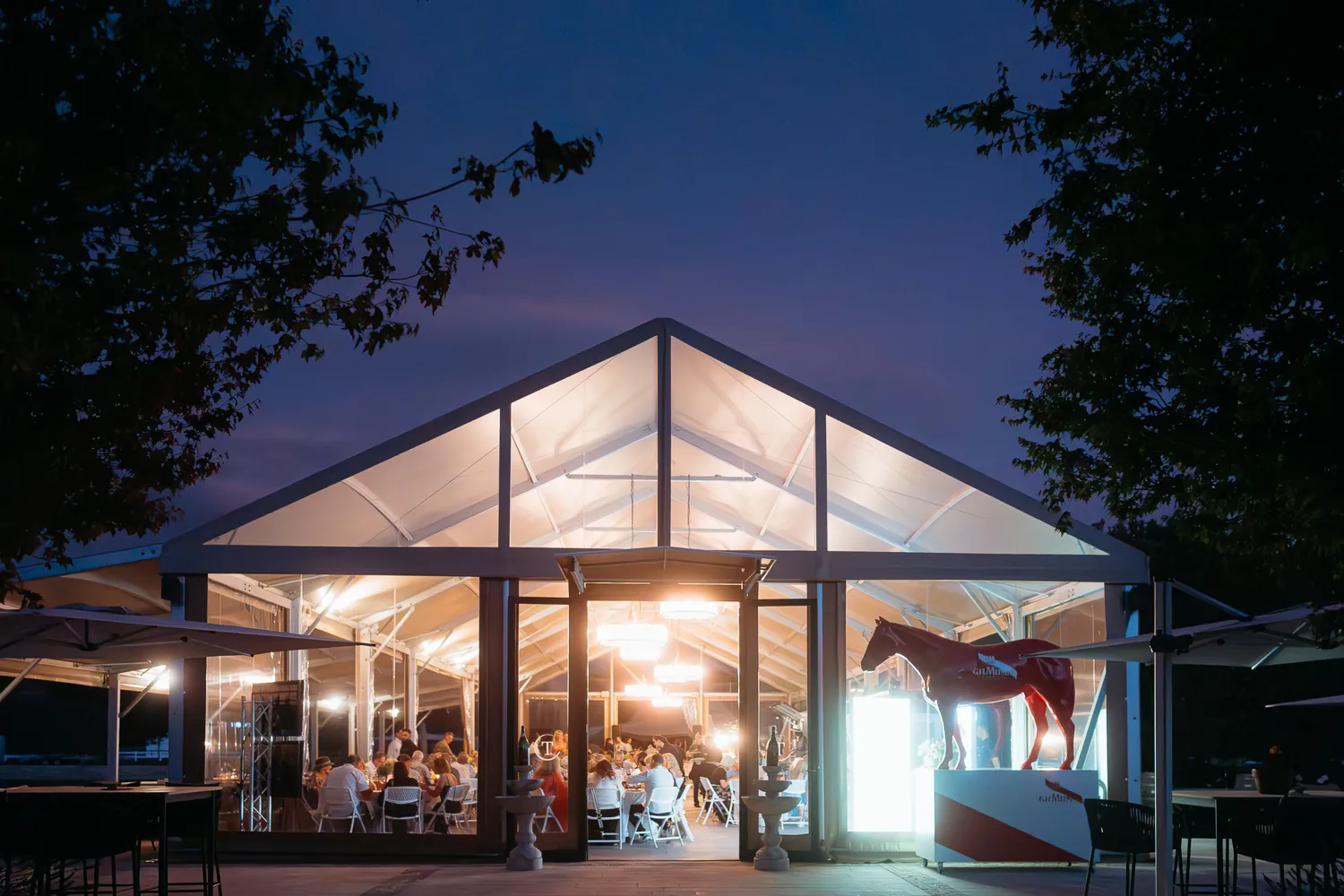 The Gold Marquee at Takapoto Estate