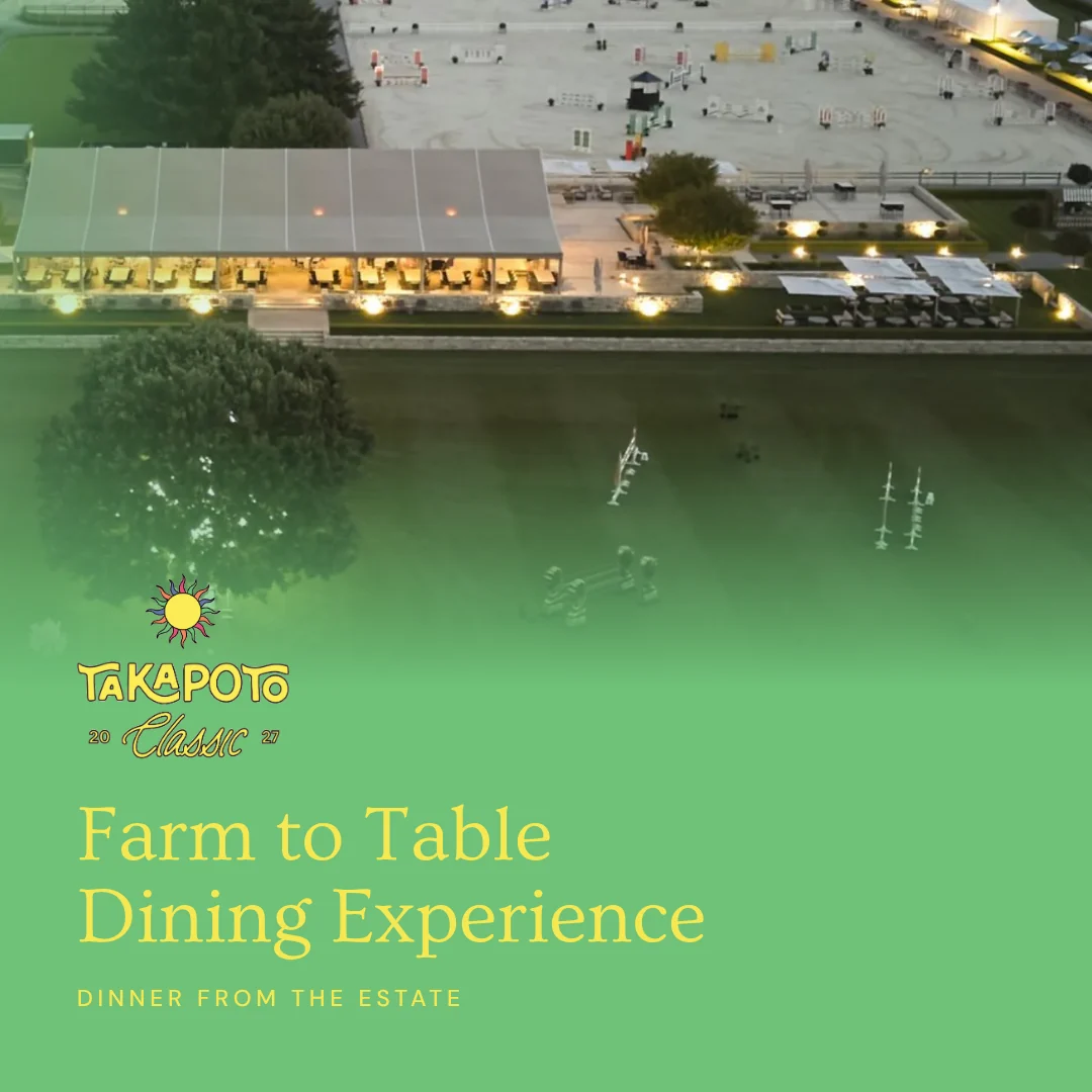 Farm to Table Dining Experience, dinner from the estate