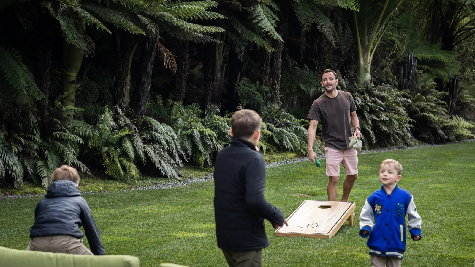 Lawn games at The Cabana